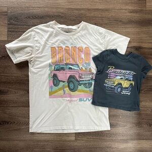 Ford Bronco Graphic Tee Bundle, Mommy & Mini Set